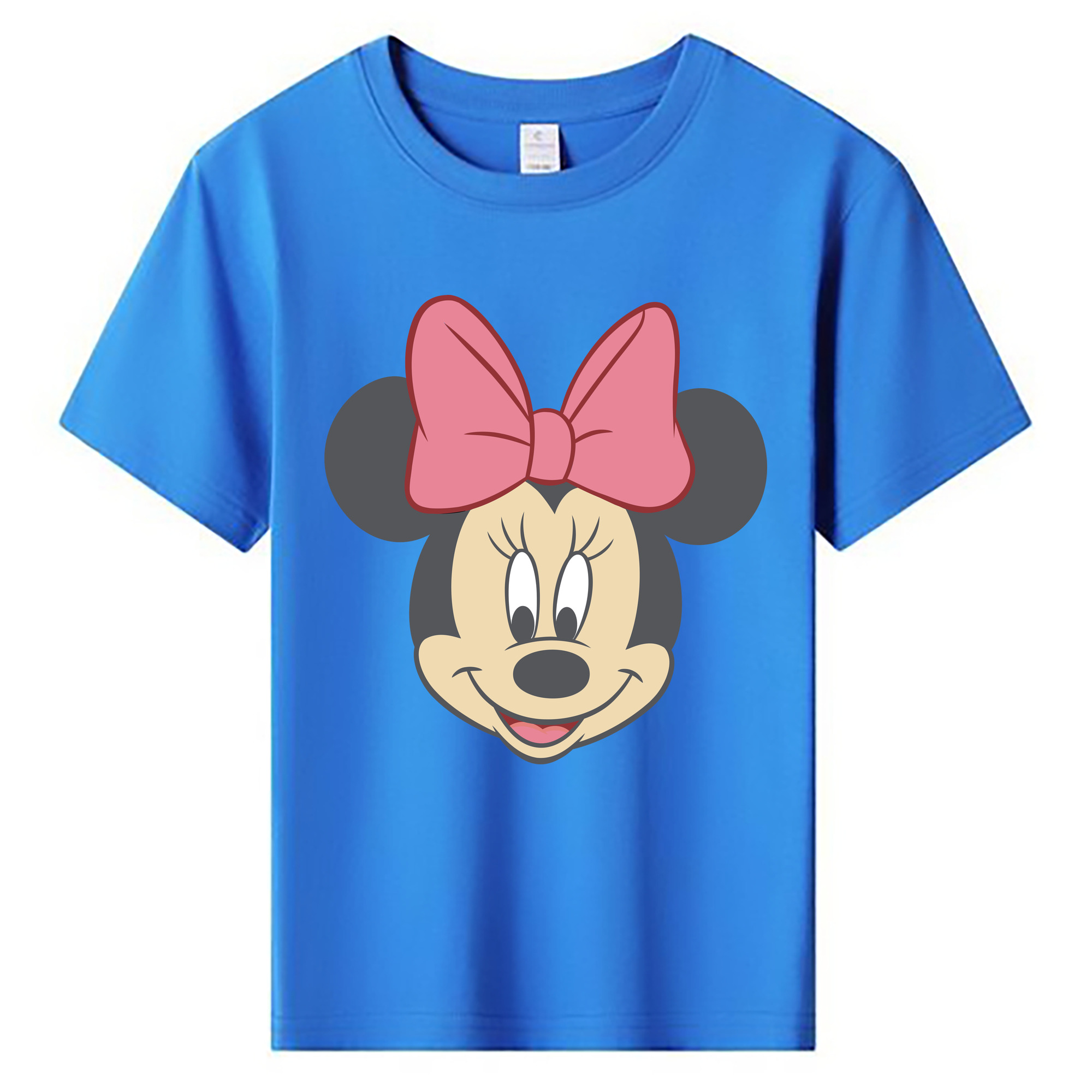 ミッキーマウス Mickey Mouse 綿100％キッズTシャツ（フロントプリント）